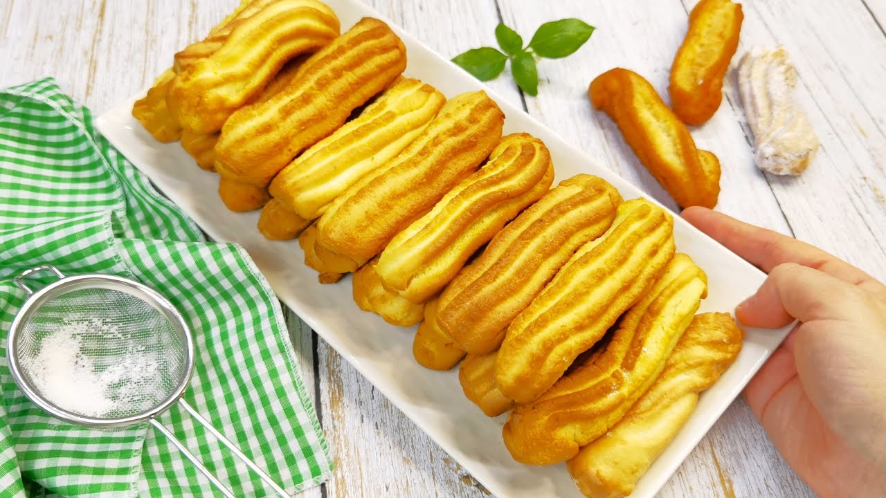Doar 12 linguri de ulei si un secret pentru fragezime! Fursecuri banane prajite delicioase!