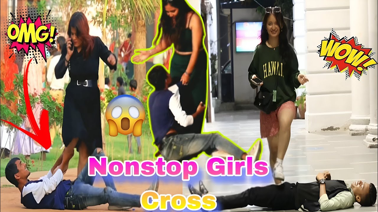Nonstop Girl's Cross Me With Their Shoes | Ketan K Prank