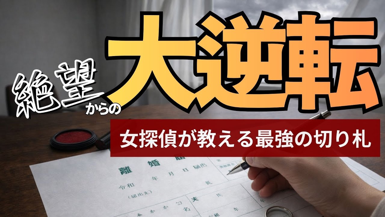 浮気で離婚したくない人必見｜99％が知らない主導権の裏技