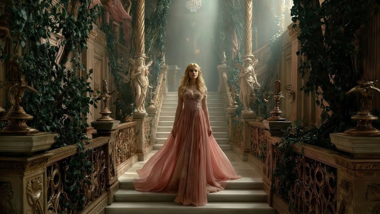Luxury Cloud Palace Tour (AI Cinematic) | Realistic Girl Aesthetic