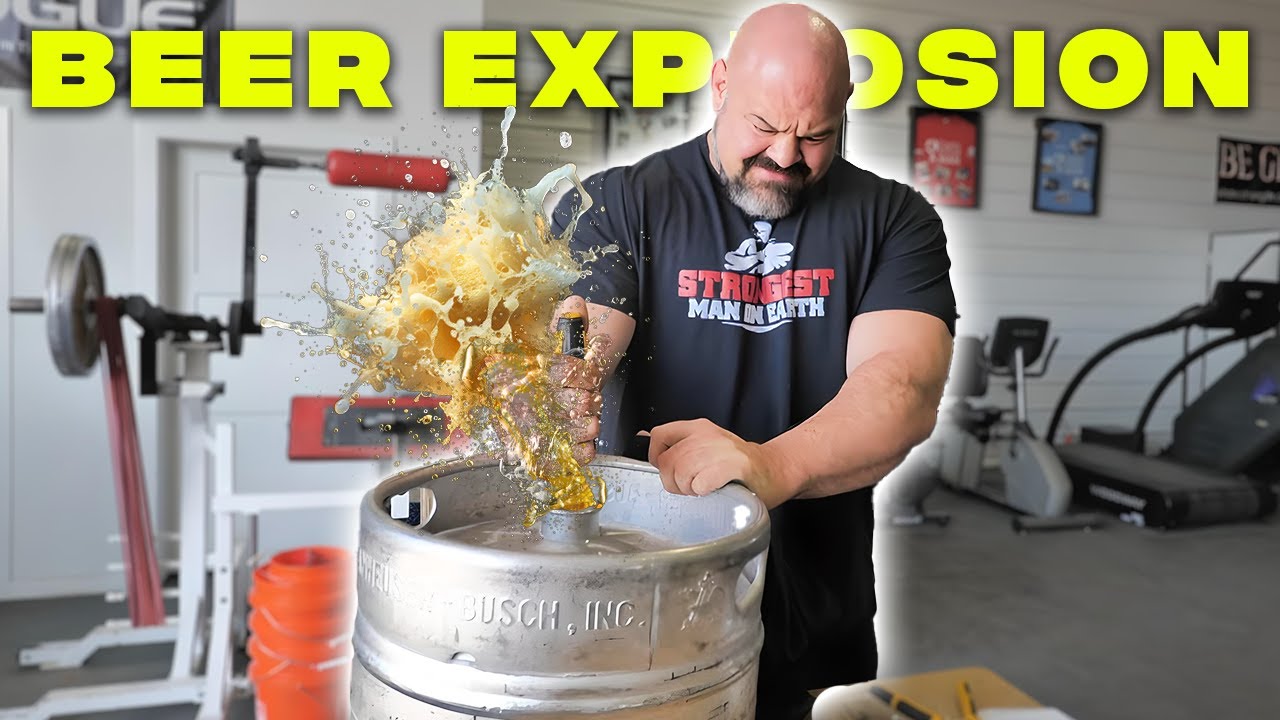 KEG EXPLOSION | FILLING KEGS AND DUMBBELLS FOR SMOE