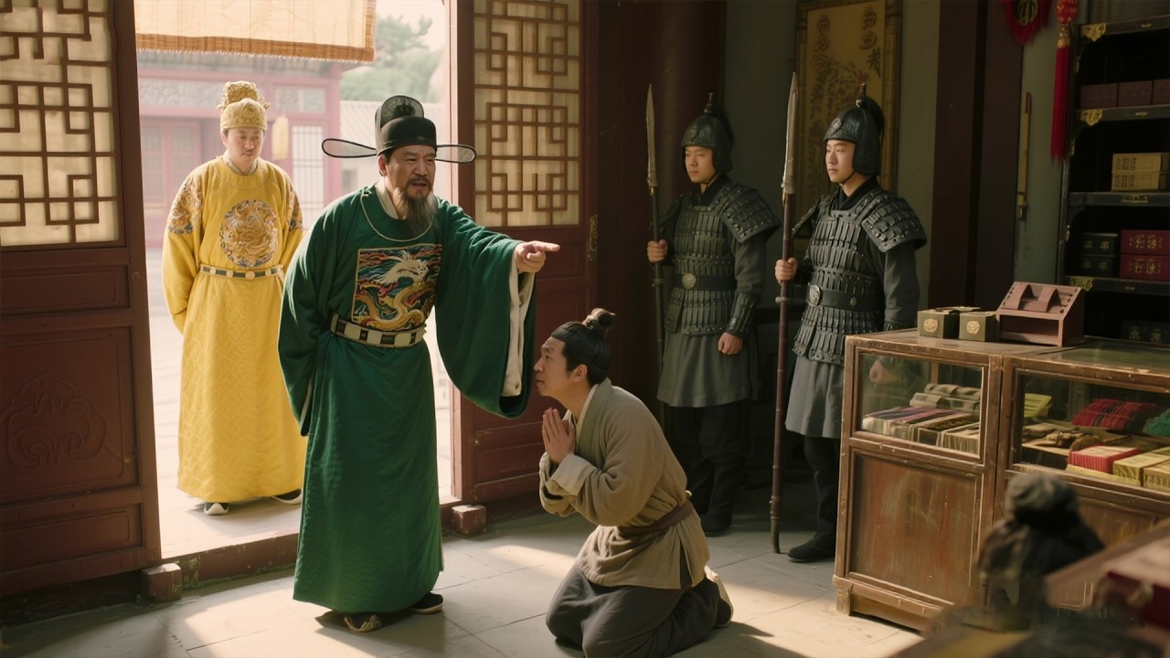 狗官欺負店老板，哪料朱元璋就在他旁邊！#drama #历史 #中国电视剧