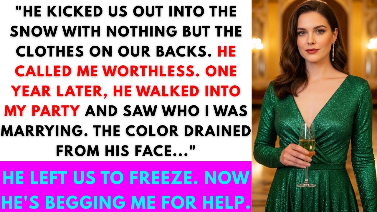 My Husband Threw Me And Our Baby Out In A Blizzard. A Year Later, He Begged For Mercy At My Gala.
