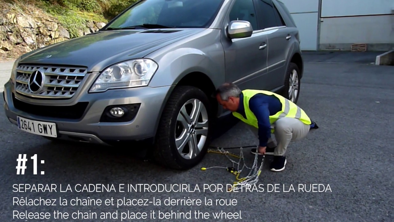 PONER CADENAS DE NIEVE CON TENSIÓN AUTOMÁTICA