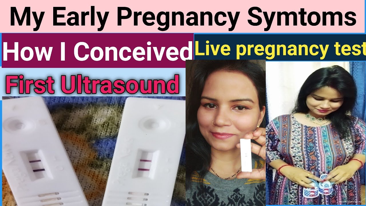 My Pregnancy🤰Story || Early Pregnancy Symtoms🤮🤧🤒🤢 | Live Pregnancy Test  | FIRST ULTRASOUND |