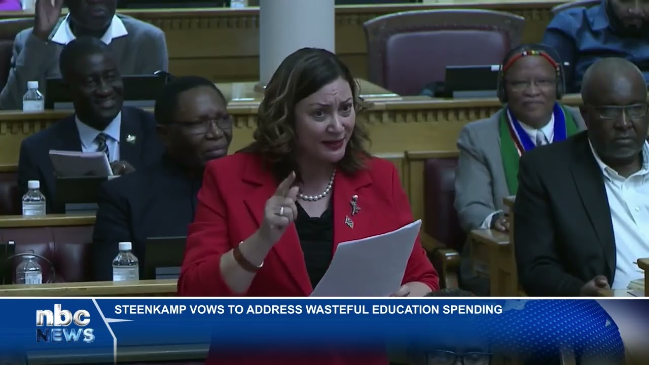 Steenkamp vows to address wasteful education spending - nbc