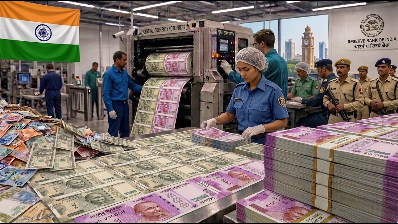 Inside the India Money Factory: How Indian Rupee Banknotes Are Made (Full Process) ⭐