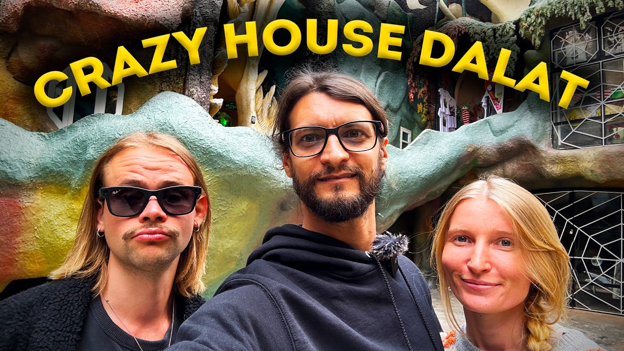 Вьетнам Далат 🇻🇳 Crazy House | Кофейня с шикарным видом на Далат | Веганское кафе