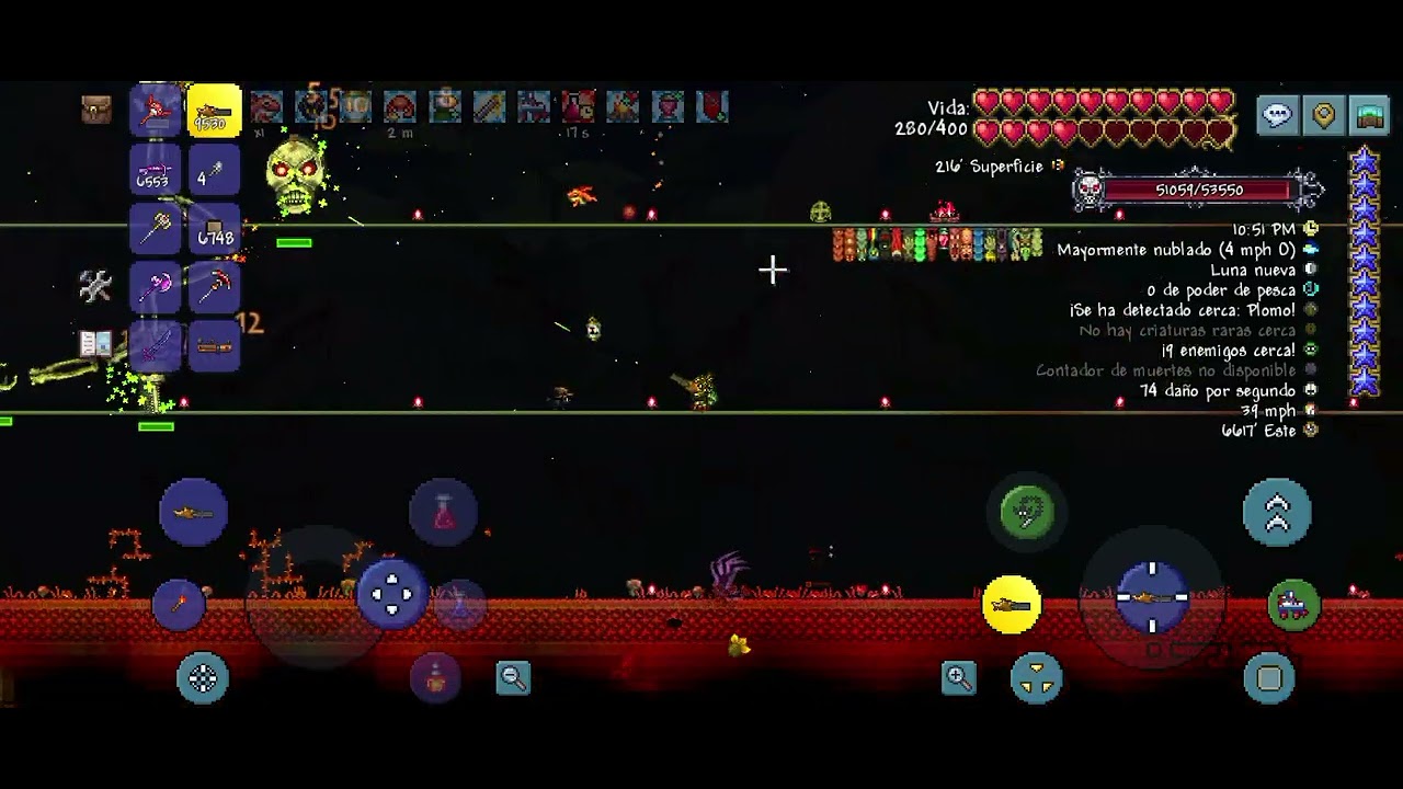 Intentando derrotar a Esqueletron prime (2)