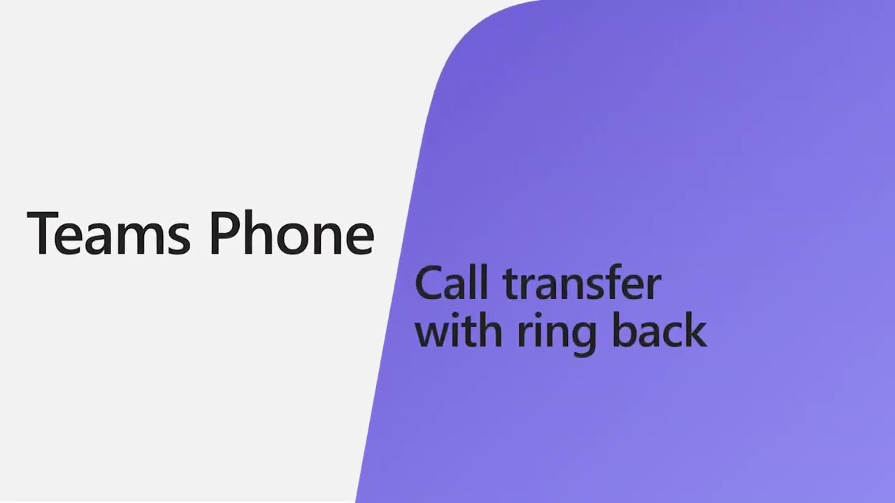 העברת שיחות עם חיוג חוזר דרך - Microsoft Teams Voice | בזק בינלאומי