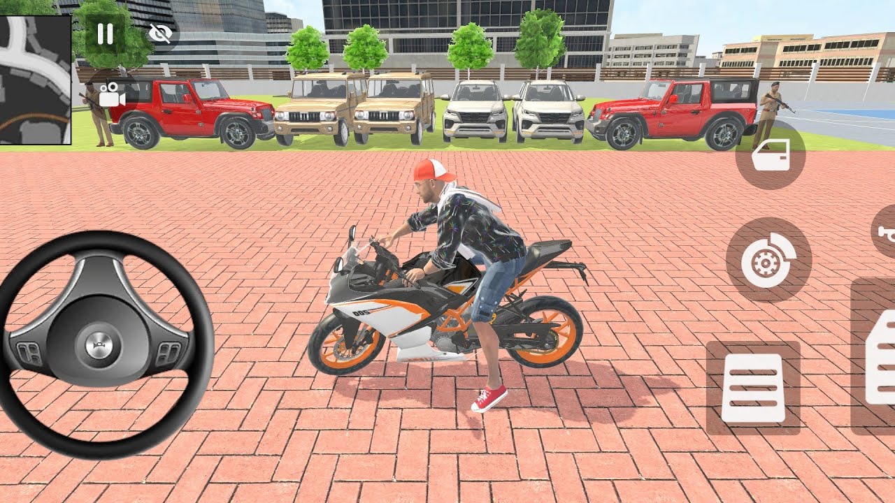 🎮 Franklin order by 2⃣  Thar 2⃣  jeep 2⃣  Fortuner in Indian 🇮🇳 bike 💥 Theft Auto simulator 🎮