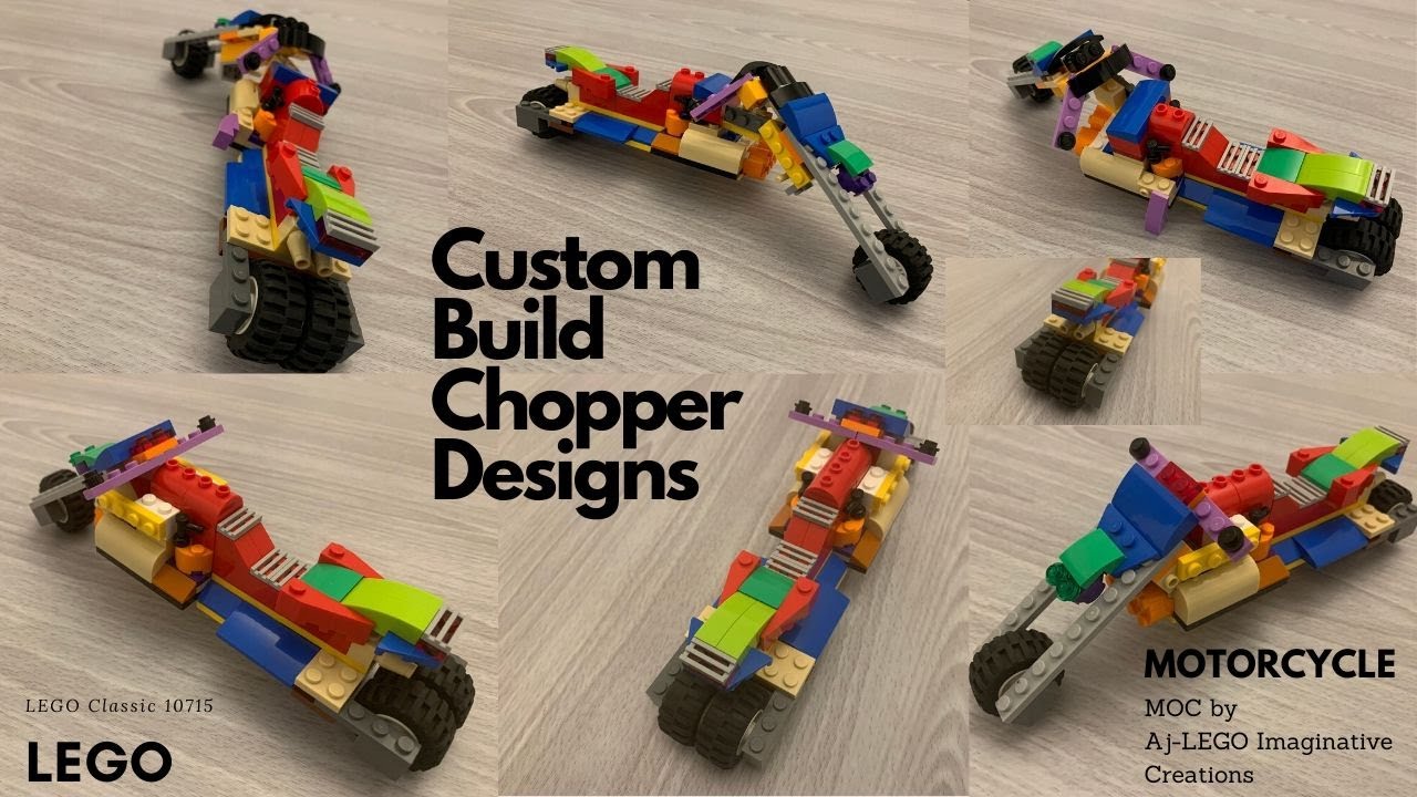 LEGO Classic 10715 - Custom Build Chopper (MOC) (NOTE: Need an Extra Part,so don't build Design 1)