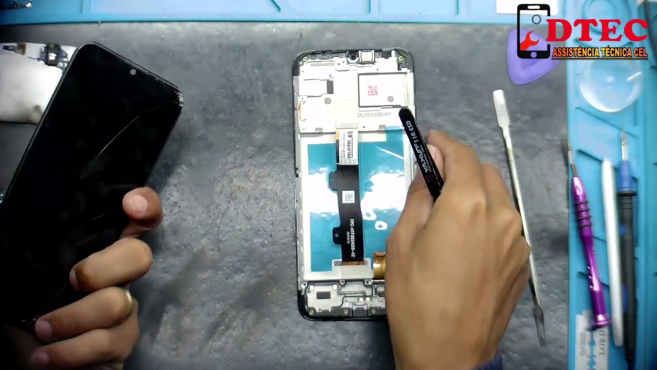 COMO TROCAR TELA COM ARO MOTO E7 POWER PASSO A PASSO