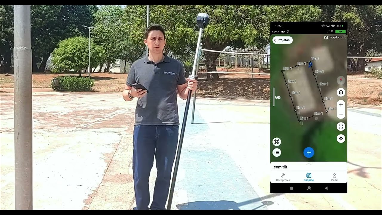 EMLID RS3 - Teste de inclinação IMU