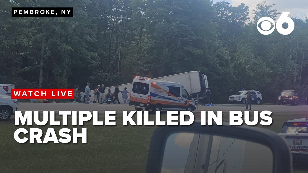 'Multiple fatalities, multiple entrapments and multiple injuries': Tour bus crashes in New York