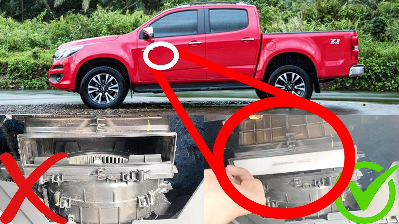 Installing cabin air filter in COLORADO 2020 and ABOVE / TRAILBLAZER 2020 /DMAX /MUX
