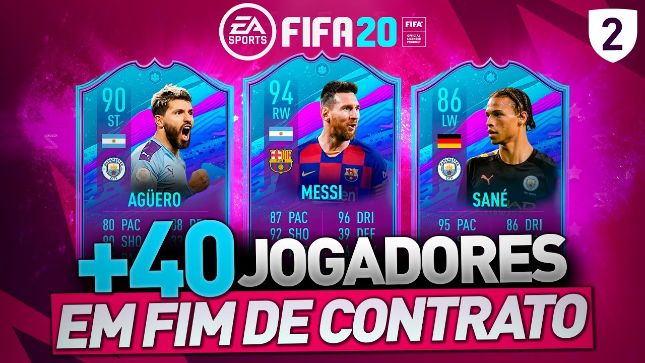 40 Jogadores em FIM DE CONTRATO no FIFA 20 (2ª Temporada)