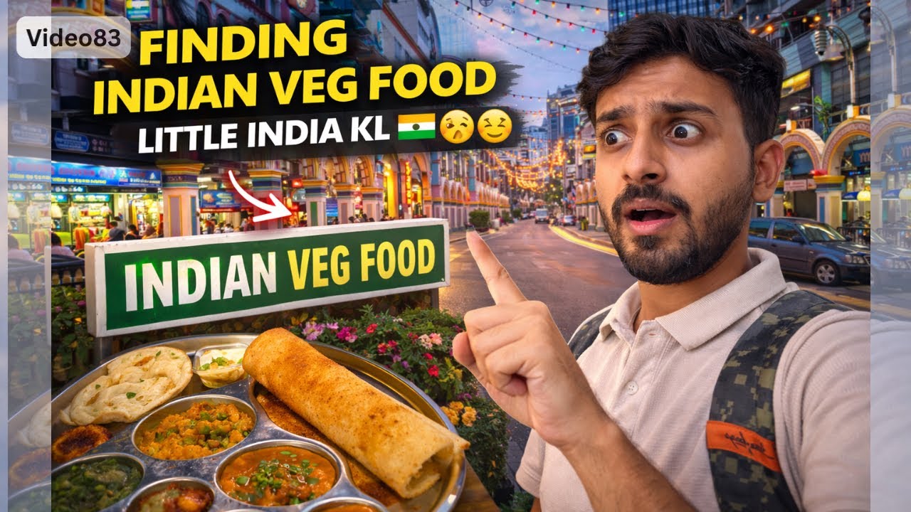 Searching Indian Veg Food in Kuala Lumpur 😍 | Little India KL Food Hunt