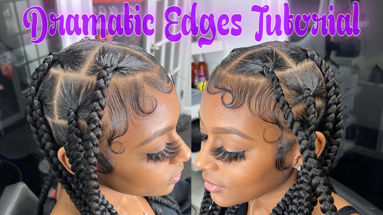 HOW TO:  dramatic edge tutorial ( fluffy edges , heat edges , jayda edges)