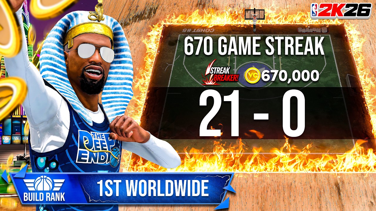 Я устроил ОХОТУ ЗА СТРИКАМИ с БИЛДОМ №1 в NBA 2K26!