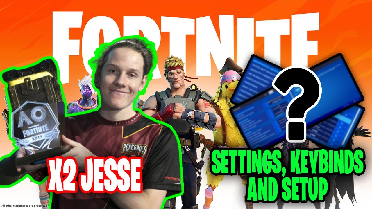 x2Twins Jesse Fortnite Settings keybinds New Sensitivity and Setup 2021