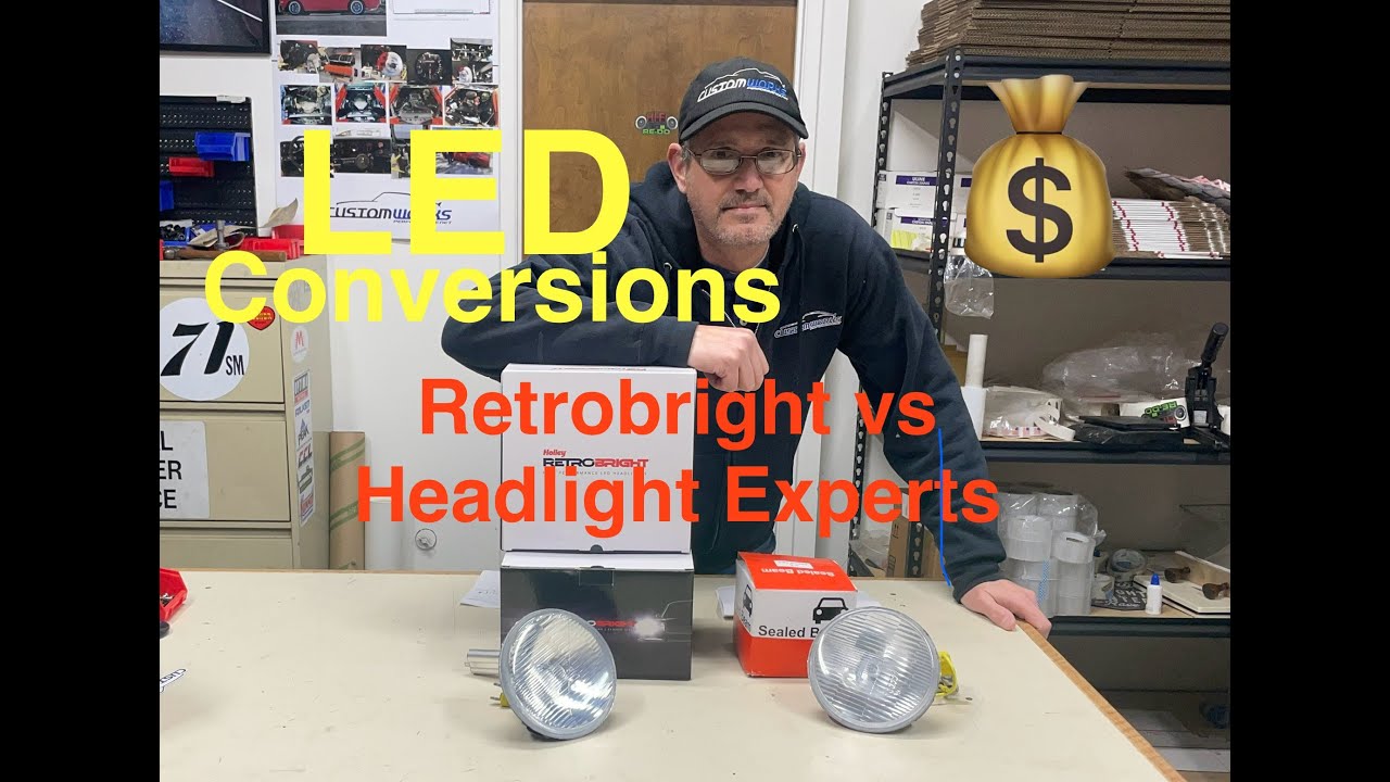 Retrobright vs Headlight Experts LED Headlight Upgrade - why is one so much more?