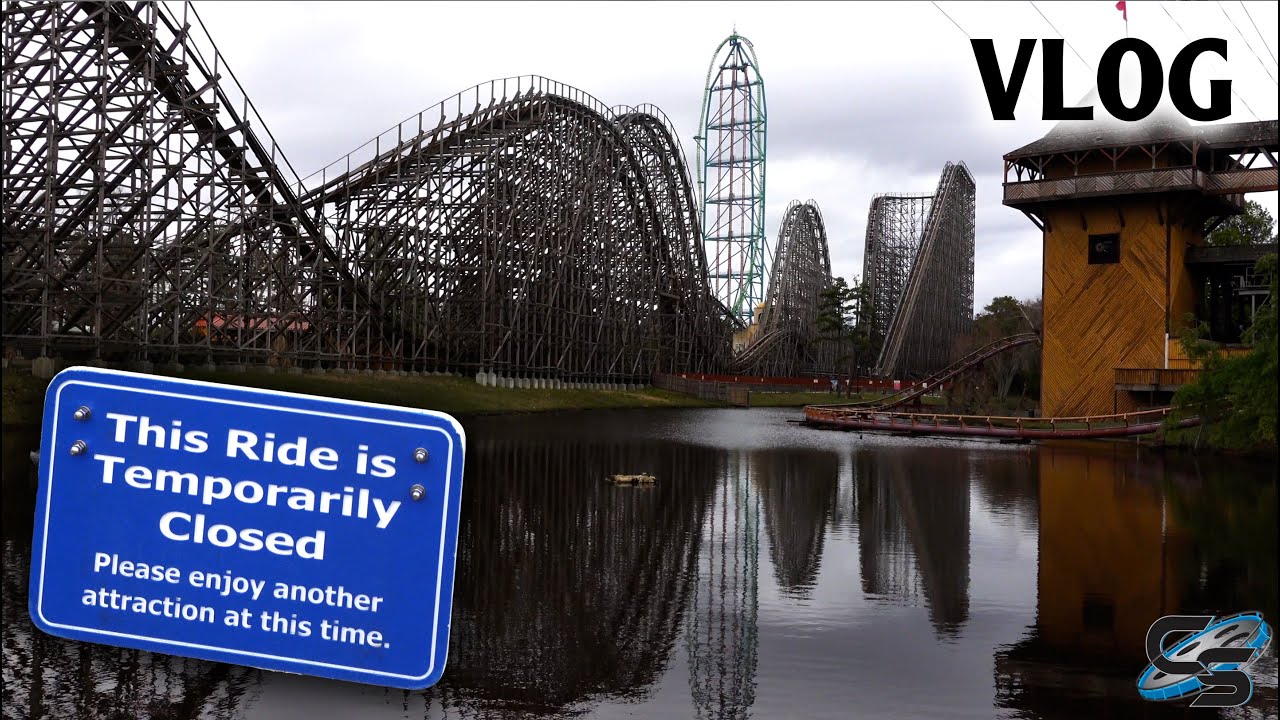 Everything's Broken at Six Flags Great Adventure | April 2021 Vlog