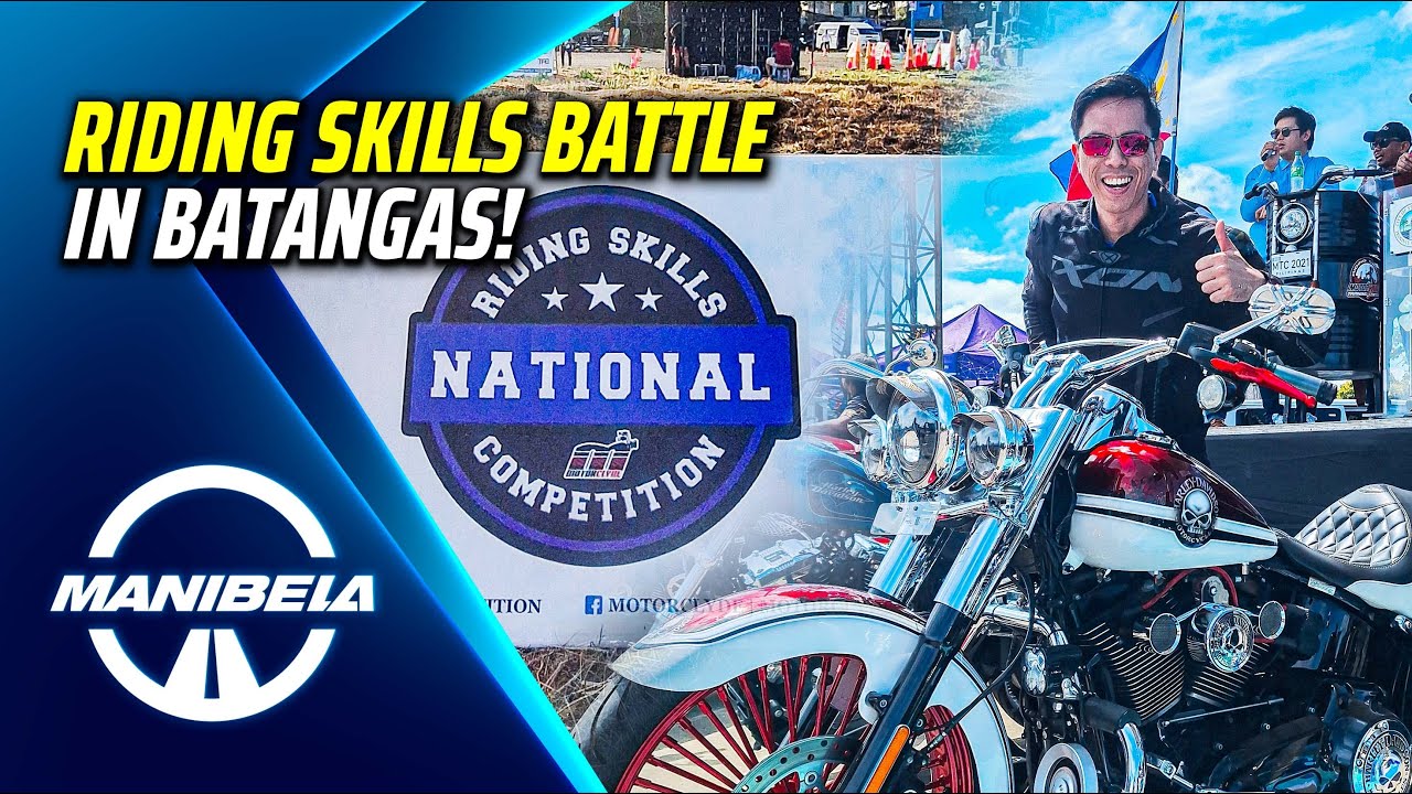 Reed Motovlog Joins 3rd National Riding Skills Competition in Batangas! | Manibela Episode