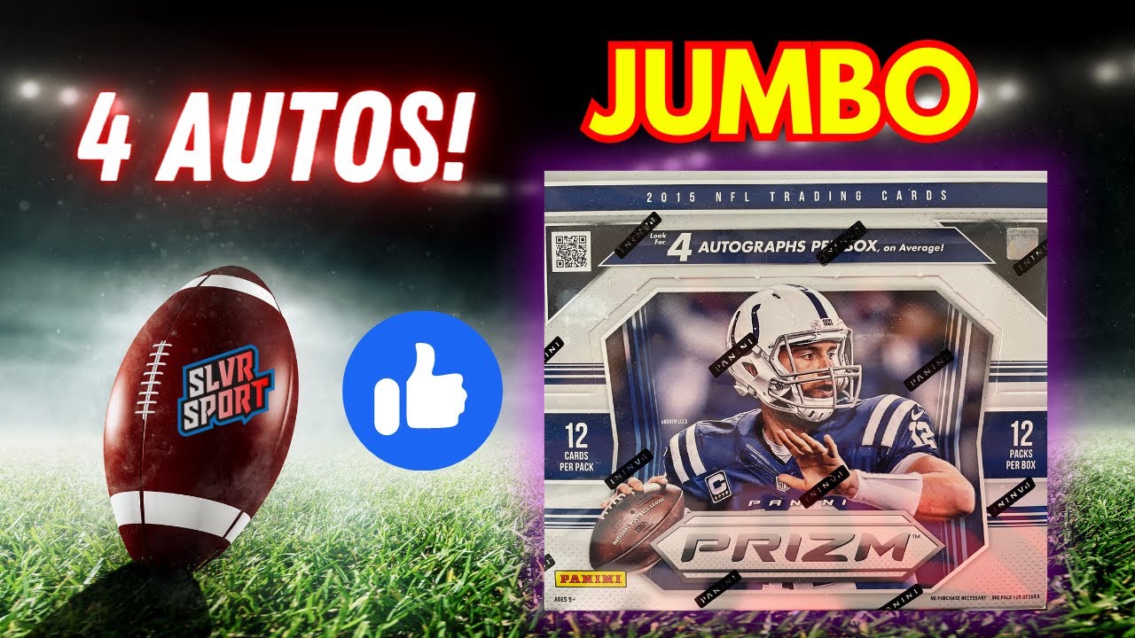 PRIZM WEEKEND Continues! 2015 Prizm Football Jumbo Hobby Box - 4 Autos and a Ton of Color!