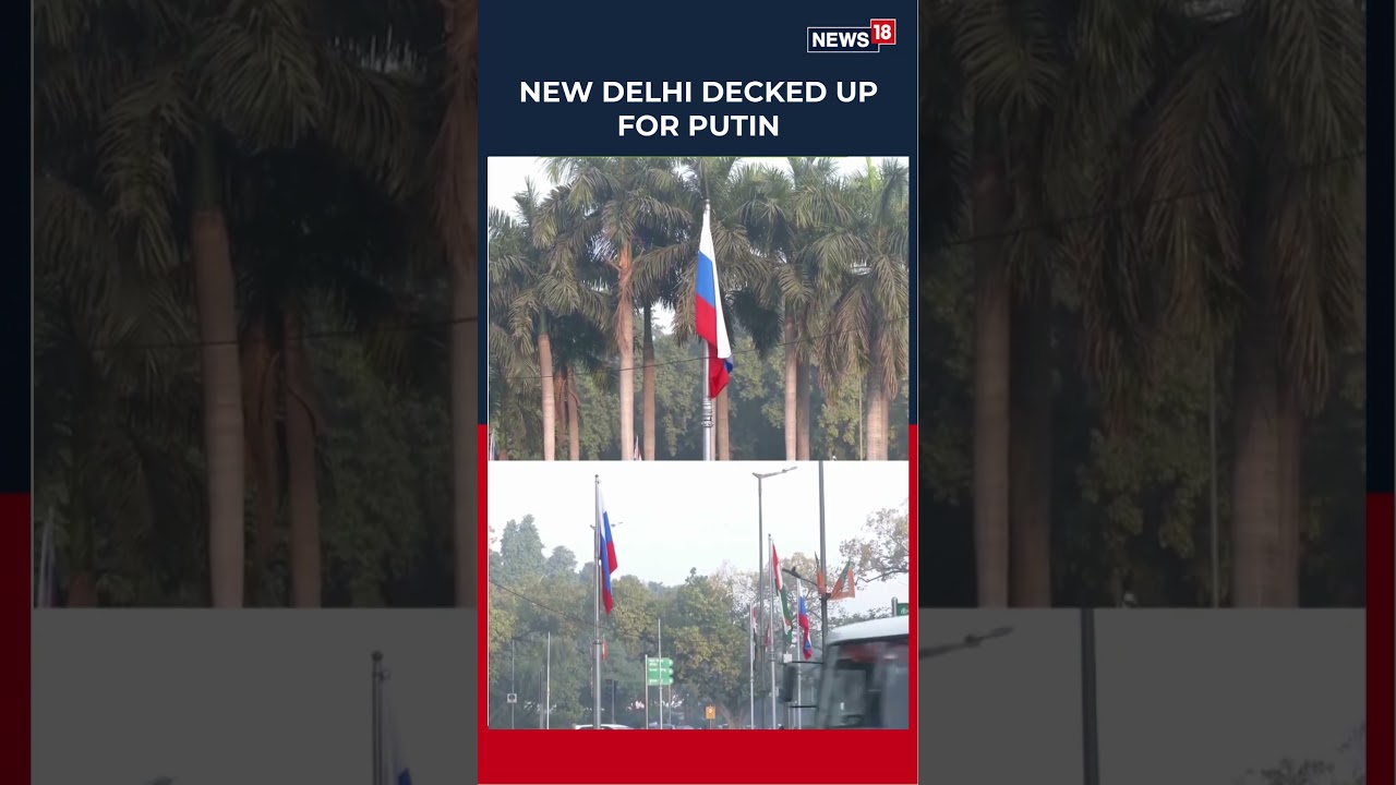 Delhi Shines With Lights And Flags As President Putin Prepares To Visit | India-Russia | N18S
