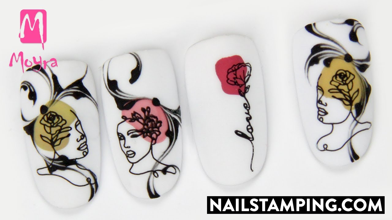 Interesting layered nail art inspired by carnival (nailstamping.com)