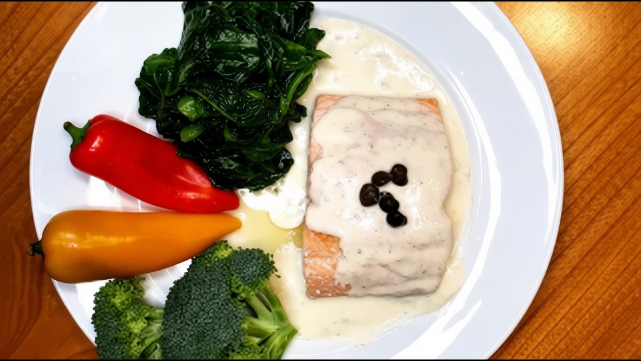 أفخم من المطاعم! سالمون كريمي بـ 10 دقايق 🐟 | Creamy Salmon | Saumon à la Crème