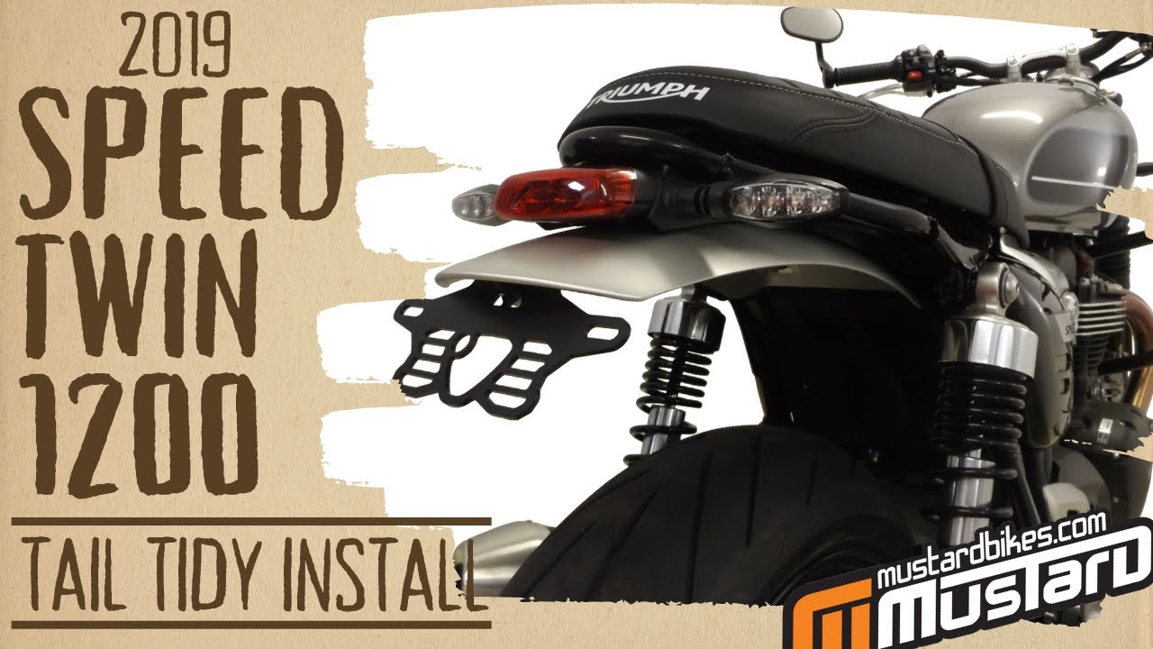 Installing a Mustard Bikes tail tidy on a 2019 Triumph Speed Twin