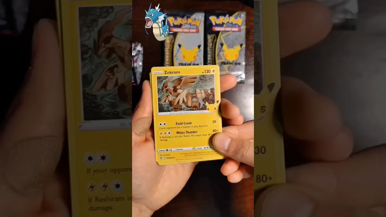 Pulled The Dark Gyarados from Celebrations!! Merry Christmas - new video is up! #pokemoncards