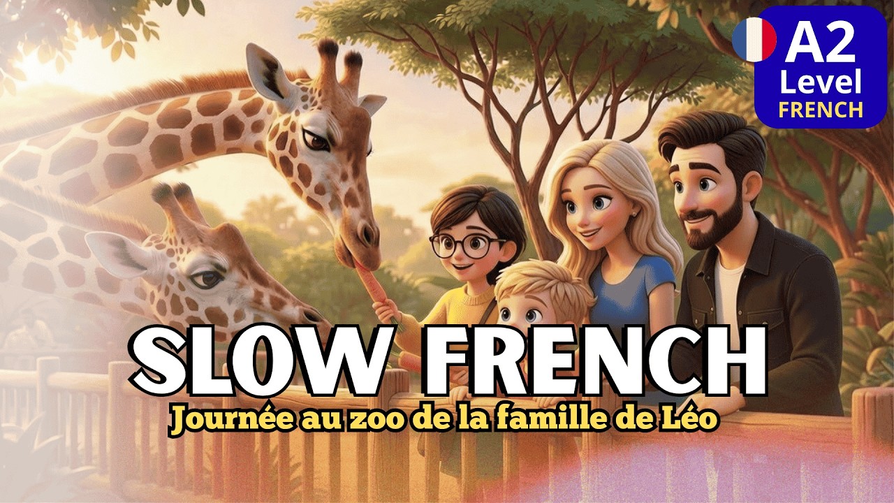 Notre première sortie en famille au zoo | Histoire facile en anglais (niveau A1)