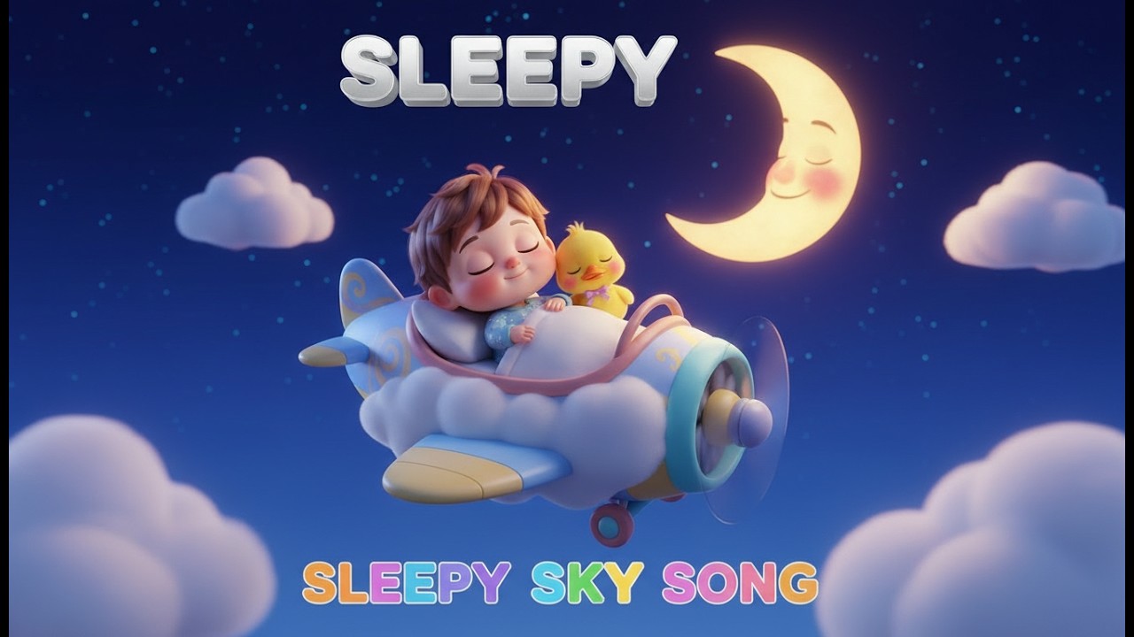 The Airplane Bedtime Ride – Nursery Rhyme, Sleepy Sky Journey, and Gentle Nighttime Fun