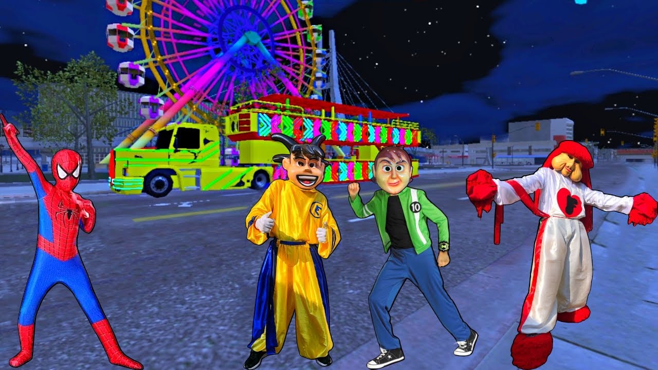 DESAFIOS IMPOSS&Iacute;VEIS COM A TURMA DA CARRETA FURAC&Atilde;O! Fof&atilde;o, Ben 10 e Goku jogo da carreta da alegria