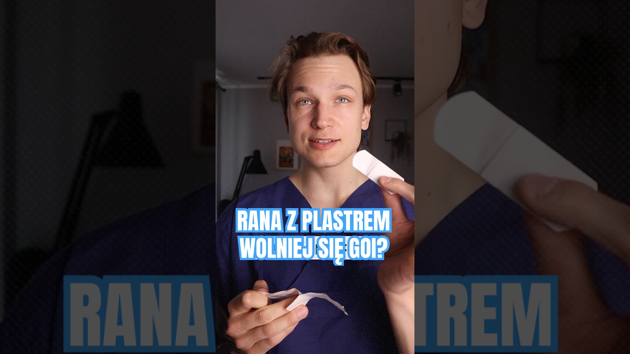 Czy rana z PLASTREM wolniej się GOI? 🤕