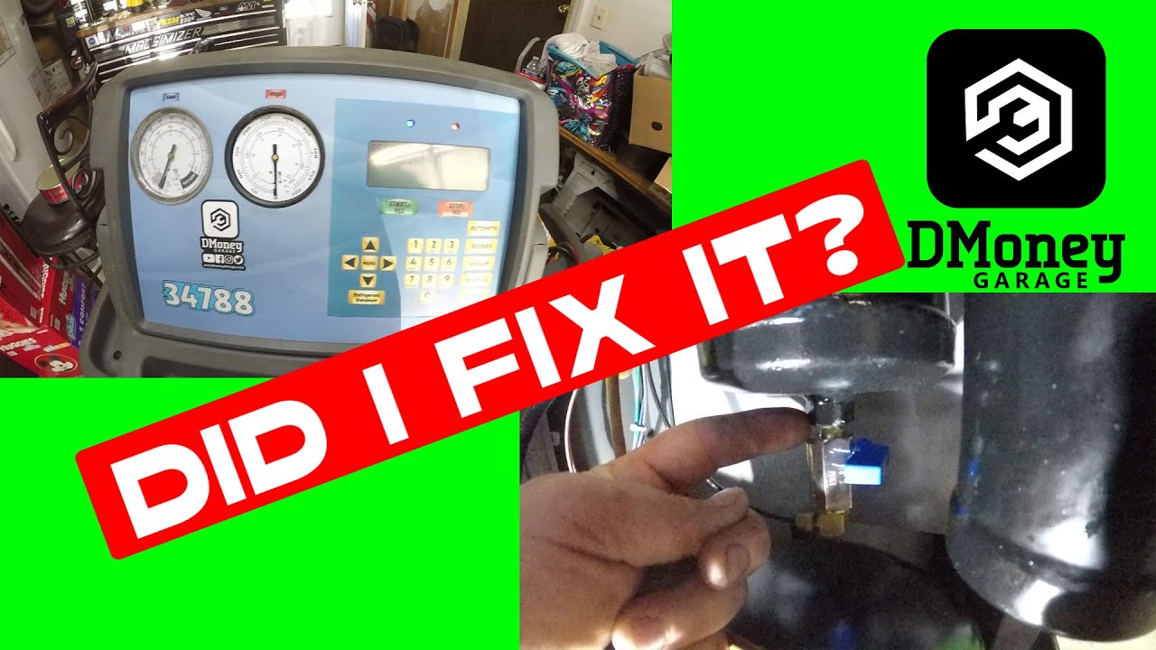 Robinair 34788 Oil Drain Bypass - Oil Drain Error Workaround - 34788 AC Machine