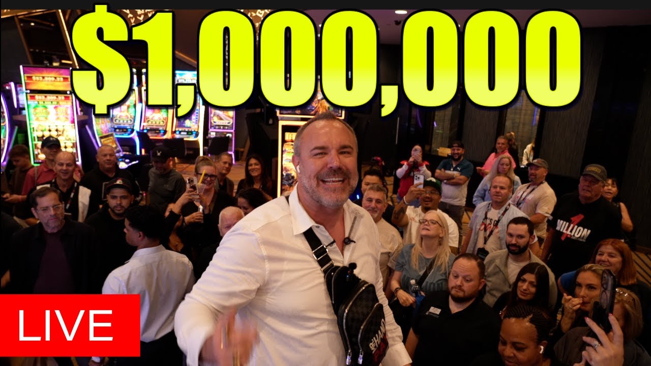 $1,000,000 LIVE and Smashing A RECORD-BREAKING Jackpot!