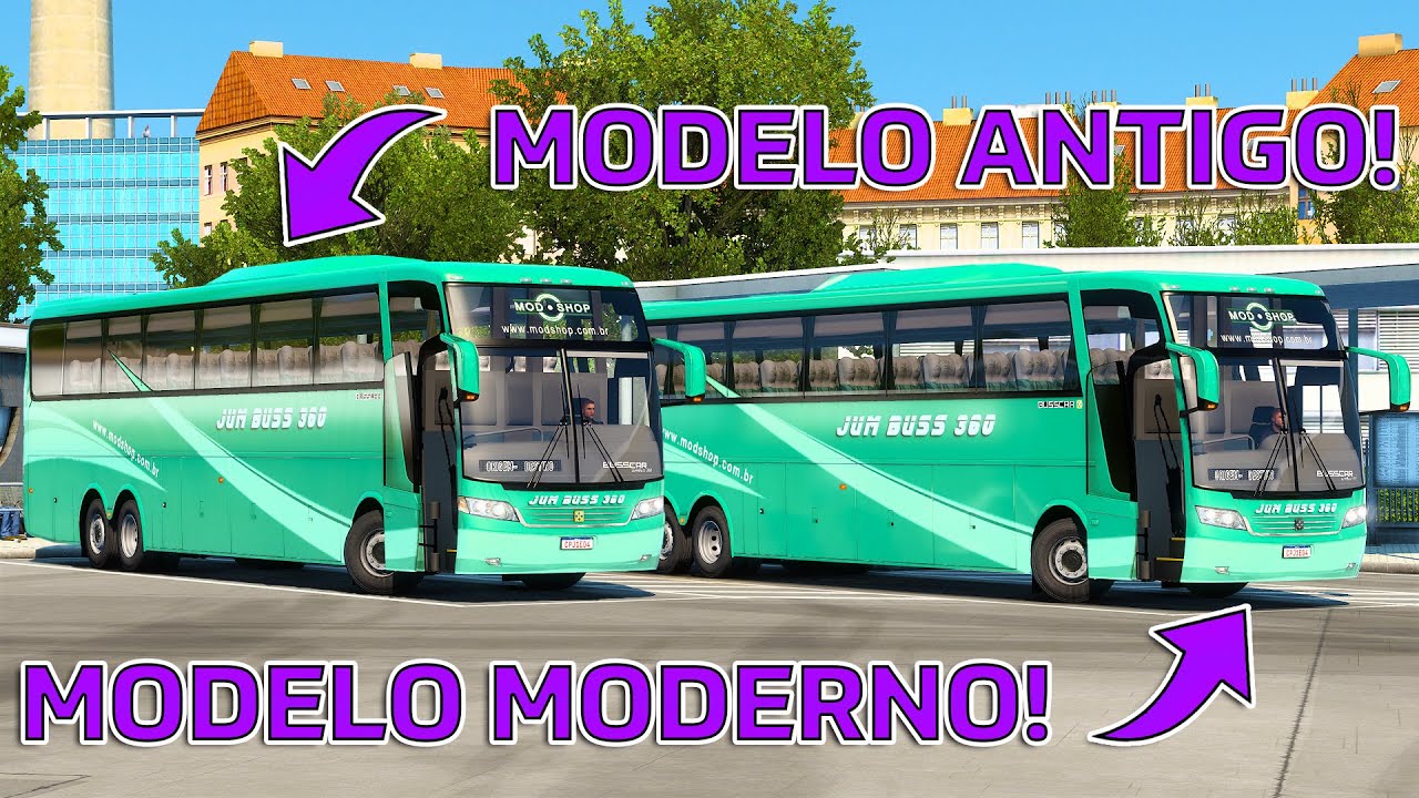 [1.46] RE-APRESENTANDO MODS! - BUSSCAR JUM BUSS 360 - SCANIA K124IB - BY MODSHOP!