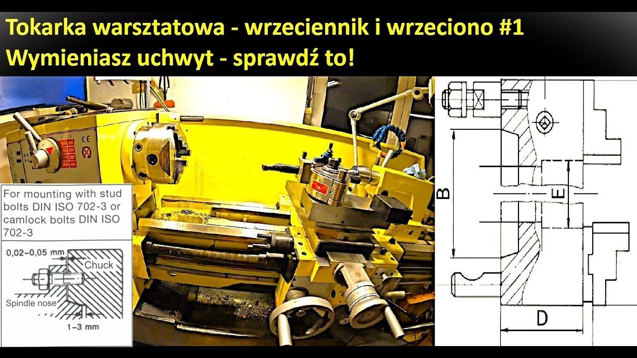 Tkarka warsztatowa - wrzeciennik i wrzeciono #1. CamLock wymieniasz uchwyt, sprawdź to!