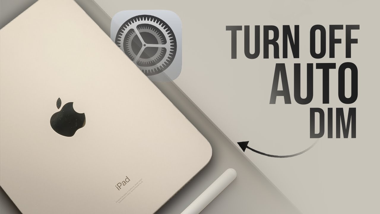 Как отключить автоматическое затемнение на iPad (урок)