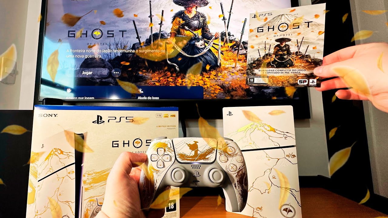 O CONSOLE de edição LIMITADA mais bonito que já vi! (Ghost of Yotei  + Gameplay)