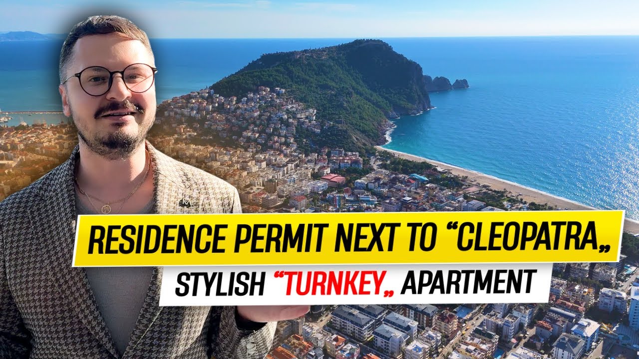 👏 Stylish Apartment for the Turkish Residence Permit 👏 CENTER of ALANYA — 250M to the BEACH