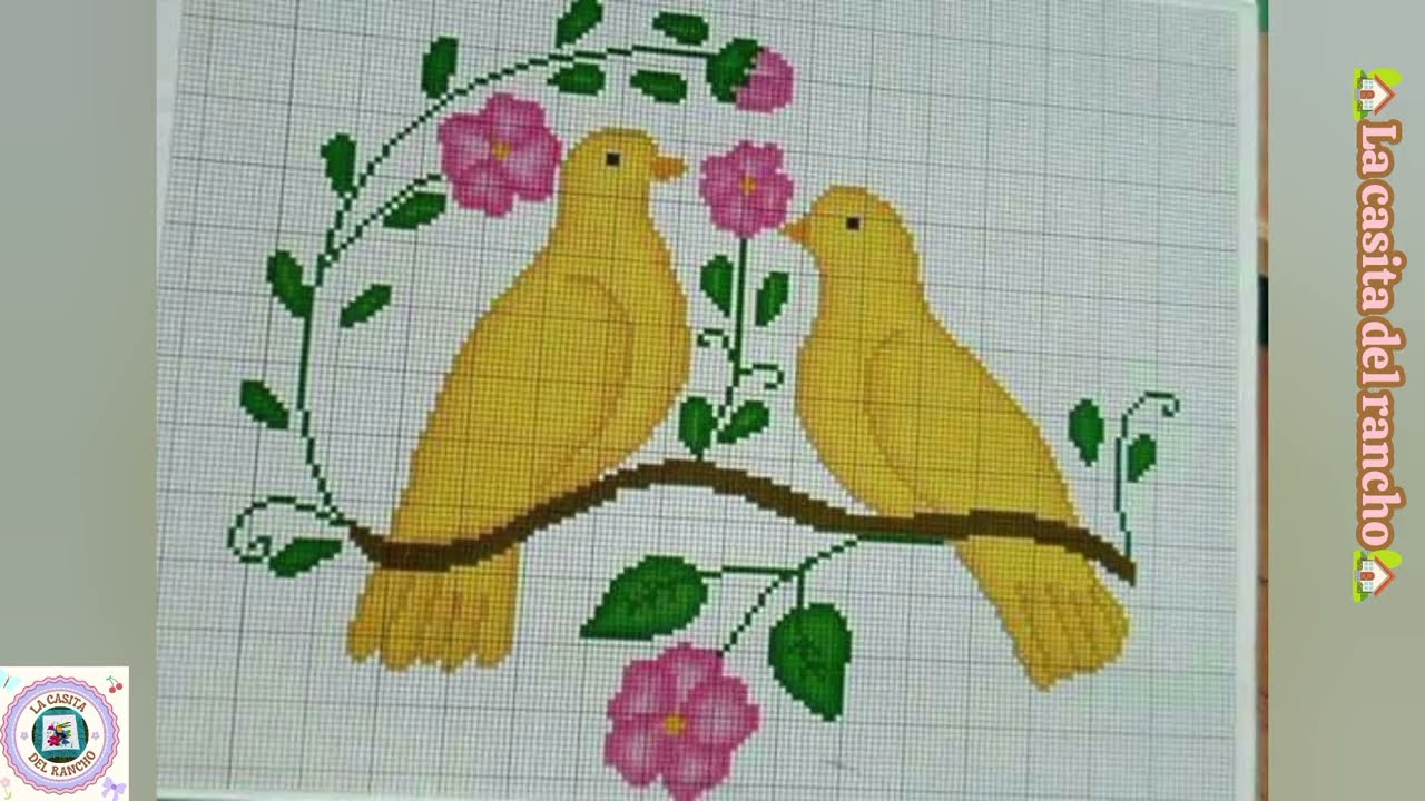 🐦🌿🌺GRÁFICOS DE PUNTO DE CRUZ 🐦🌼🌿