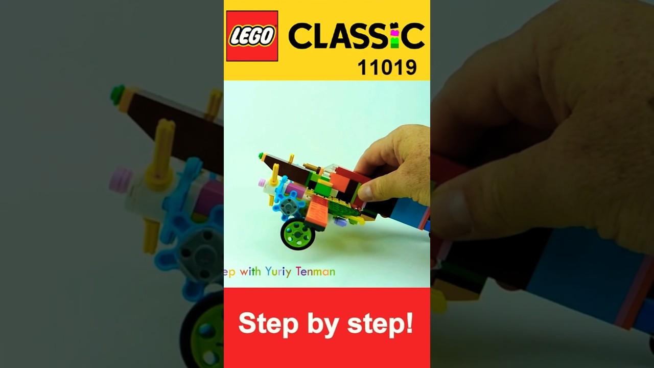 LEGO Classic 11019. How to build Lego MOC. How To Make Airplane from LEGO CLASSIC.