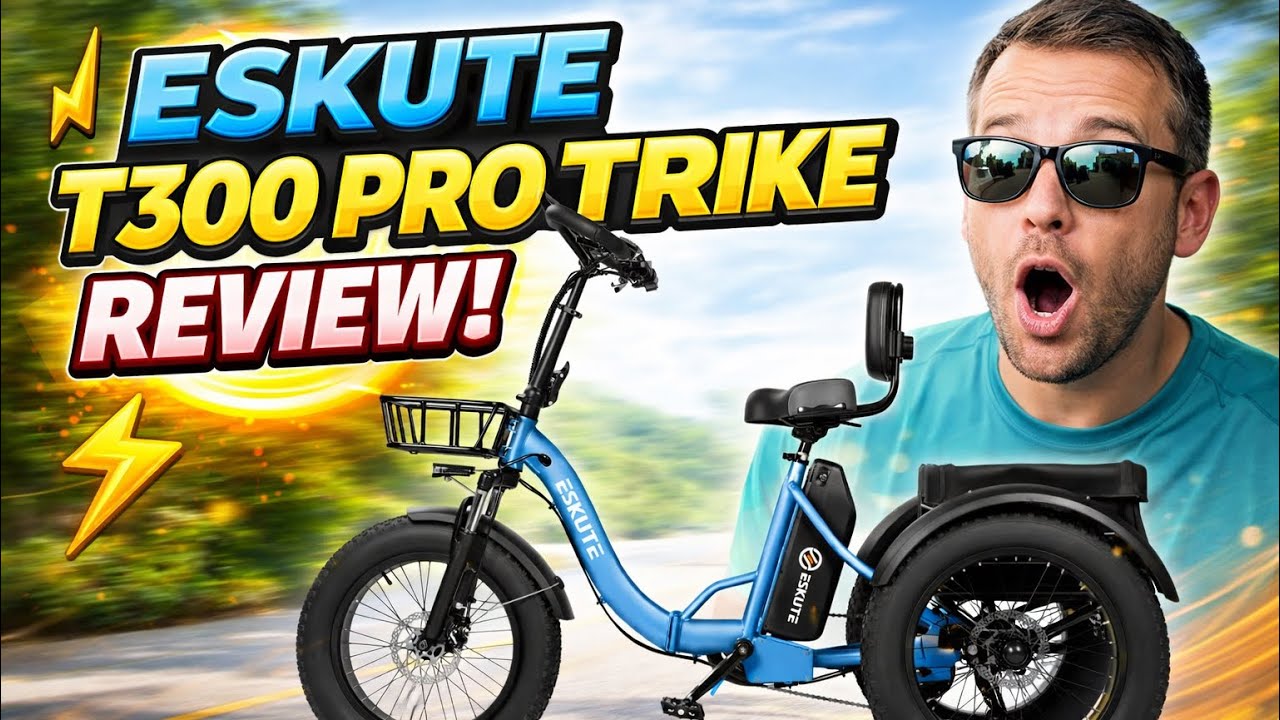 Это лучший бюджетный электротрицикл? Eskute T300 Pro