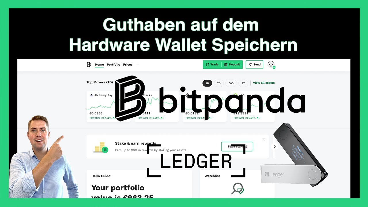 Anleitung Guthaben von Bitpanda auf ein Hardware Wallet (Ledger) schicken ✅🔐
