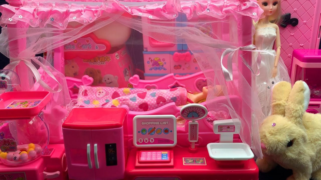 10-Minute Ultra Satisfying Barbie Dream Wardrobe Toy Set Unboxing ASMR